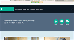 Desktop Screenshot of healthandsociety.com